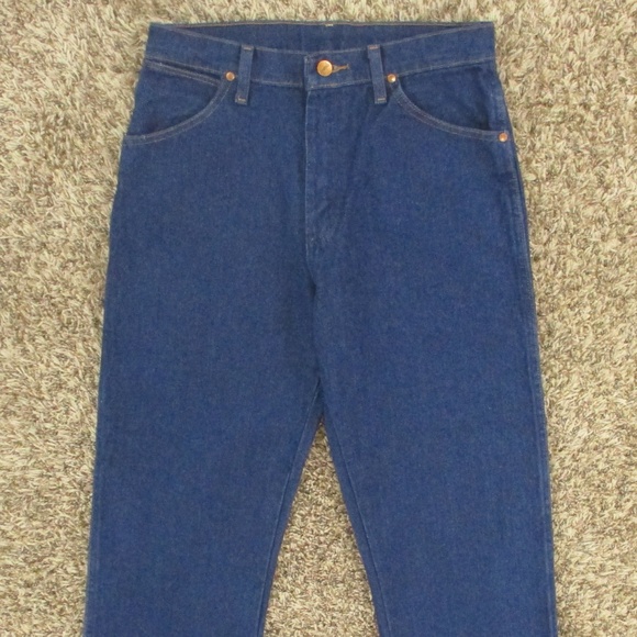 Wrangler Jeans Boy's 20 Dark Wash Cowboy Cut‎ Slim Straight Leg Western Denim - Picture 3 of 8